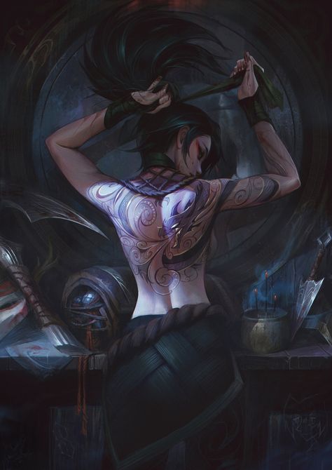 Ekko League Of Legends, League Of Legends Art, Chicas Punk Rock, Akali Lol, Zed League Of Legends, Akali League Of Legends, 3d Karakter, Champions League Of Legends, Lol Champions