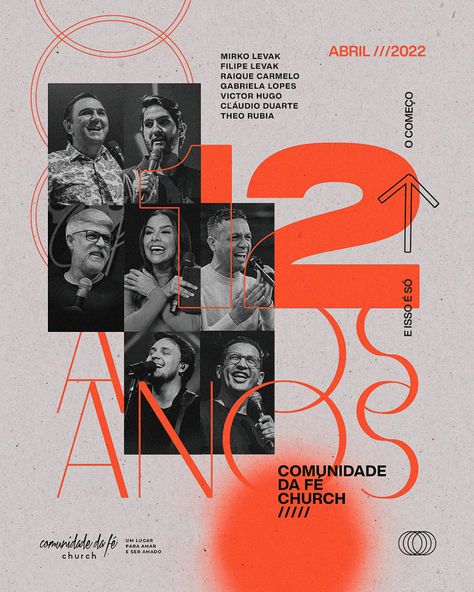 Pedro Alves on Behance Audience Illustration, Event Poster Design Inspiration, Birthday Inspiration, Business Poster, Church Graphic Design, Event Poster Design, Poster Photo, Plakat Design, Lake Shore