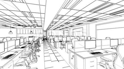 Office Interior Sketch, Perspective Practice, Small Office Interior Design, Perspective Design, Interior Architecture Sketch, Office Cabin, Conceptual Sketches, Business Cartoons, Perspective Drawing Architecture