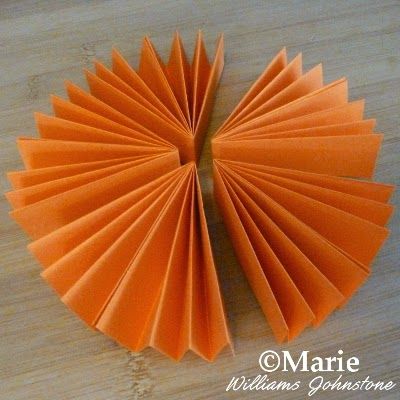 Round Paper Fan Diy, Shrek Baby, Paper Fan Decorations, Black Construction Paper, Accordion Fold, Fan Decoration, Orange Paper, Diy Fan, Photo Backdrops