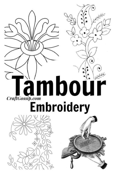 Tambour Embroidery Patterns Beadwork, Tambour Embroidery Tutorial, Luneville Embroidery Tambour Beading, Free Form Embroidery, Tambour Embroidery For Beginners, Tambour Embroidery Design, Tambour Beading Pattern, Big Embroidery Designs, Tambour Beading Tutorial