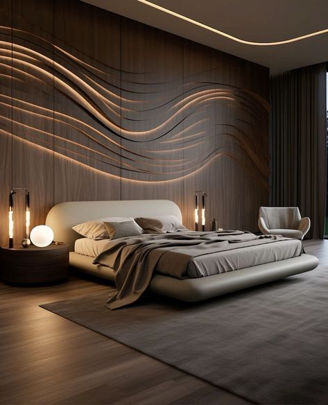 Bedroom Design Luxury, Blue Bedroom Design, Unique Bedroom Design, Amazing Bedroom Designs, Bed Interior, Bedroom Interior Design Luxury, Modern Luxury Bedroom, Modern Bedroom Interior, Luxury Bedroom Master