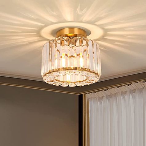 Hallway Ceiling Light Fixtures, Hallway Light, Hallway Light Fixtures, Modern Crystal Chandelier, Crystal Ceiling Light, Crystal Lighting, Hallway Lighting, Light Fixtures Flush Mount, Bedroom Ceiling Light