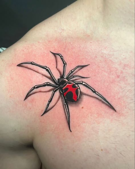 Spider Tattoo 3d Design, Spider Tattoo Design, 3d Spider Tattoo, Widow Tattoo, Tattoo Spider, Iron Widow, Black Widow Tattoo, Spider Tattoos, Spiderman Tattoo