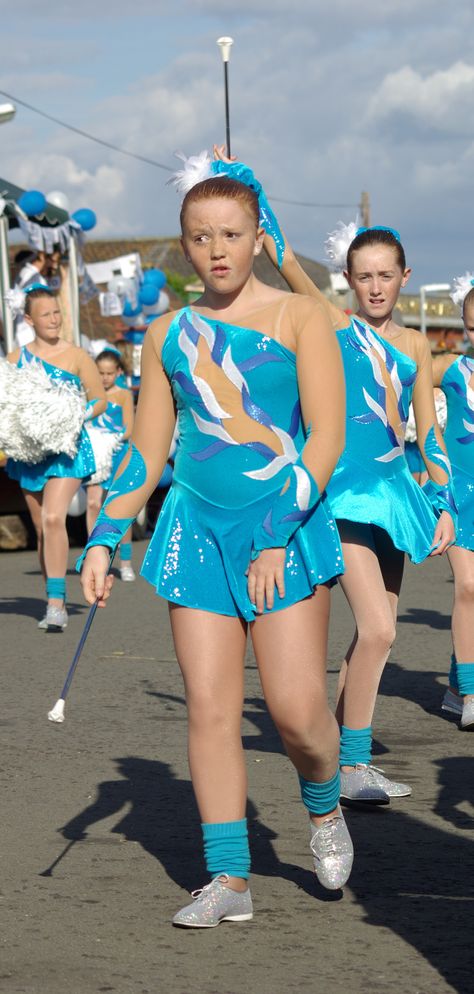 All sizes | its hard work being a majorette | Flickr - Photo Sharing! Majorette Hairstyles, Majorette Poses, Majorettes Uniforms, Majorette Uniforms Costumes, Band Majorette Uniform, Two Piece Majorette Uniforms, Majorette Costumes, Baton Twirling, Its Hard