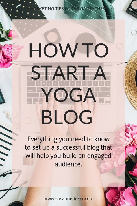 How to start a Yoga Blog (Everything You Need to Know) Yoga Blog Post Ideas, Yoga Puns, Yoga Marketing, Yoga Teacher Resources, Start Yoga, Yoga Symbols, Yoga Blog, Pilates Reformer Exercises, Yoga Teaching