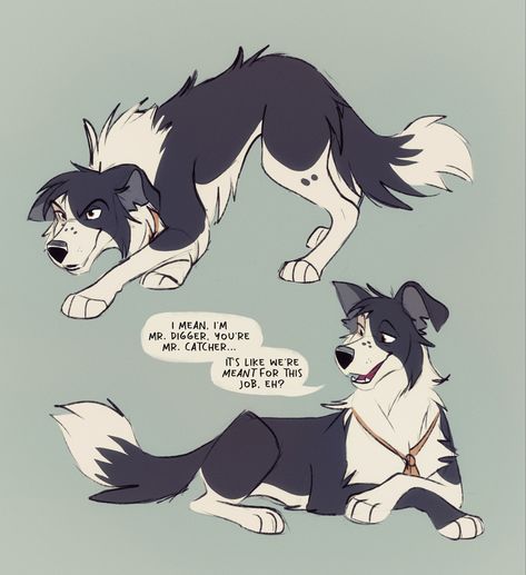 Wolf Dog Drawing, Canine Drawing Reference, Service Dog Oc Art, Border Collie Character Design, Canine Character Design, Person And Dog Drawing, Dog Poses Drawing Reference, Person And Dog Drawing Reference, Dog Pose Reference Drawing