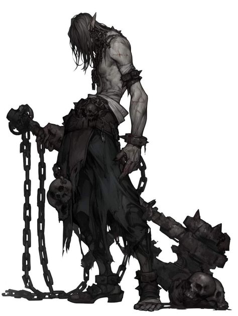 Shadow Fell Art, Main Character Designs, Demon Characters Design, Vampire X Zombie, Dark Fantasy Chara Design, Eerie Character Design, Gravedigger Character Design, Stone Warforged, Wither Skeleton Fanart Human