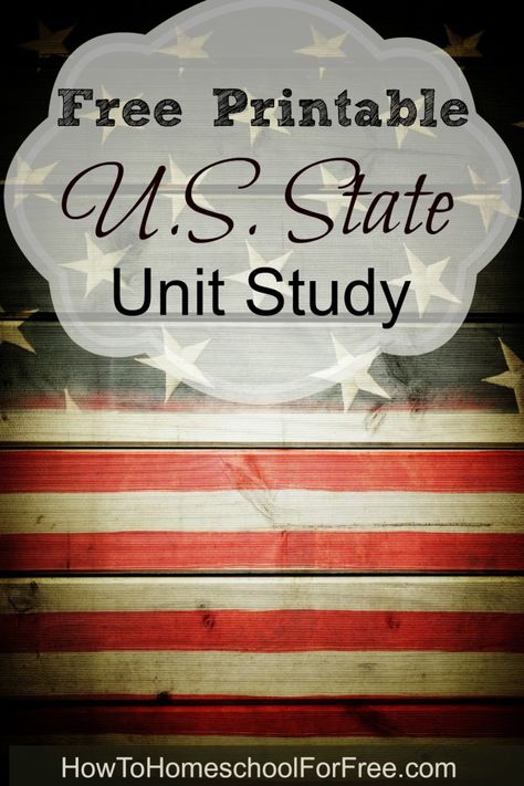 Free Unit Study, Homeschool Unit Studies, Us Geography, Unit Studies Homeschool, American History Lessons, Free Homeschool Printables, Teaching Geography, Homeschool Social Studies, Homeschool Geography