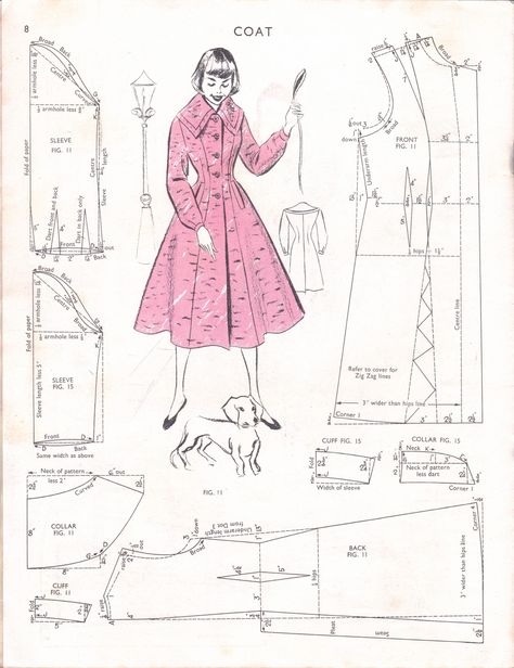 Drafting measurements for nipped waist coat Heirloom Sewing, Patchwork, Pattern Drafting, Dress Tutorials, Coat Pattern Sewing, Sewing Easy Diy, Barbie Clothes Patterns, Girl Dress Patterns, Coat Patterns