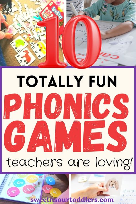 Make reading fun by playing these phonics activities with your little one! | phonics games | phonics worksheets | reading fluency | teaching letter recognition #phonics Diy Literacy Games, Diy Phonics Games, Easy Phonics Activities, Fun Phonics Games, Phonics Games Kindergarten, Reading Fluency Games, Free Phonics Games, Free Phonics Activities, Reading Preschool