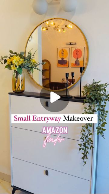 Preeti: Home Decor & Lifestyle 🧿 on Instagram: "✨ Small Entryway Makeover ✨Kaisa lga? 

If you have a narrow entryway or looking for a space saving shoe rack for your home, then grab this shoe rack from @theartment available on Amazon and their website.

➡️ Use my Coupon code “PREETISHARMA” on theartment website to get additional 10% discount. 

Follow & Comment to get link via message ⬇️

#amazonfinds #furniturefinds #amazonfurniturefinds #amazonhomefinds #spacesaving #shoerack #entrywaydecor #entryway #entrywaydesign #minimalism #explorepage #reelitfeelit #trendingsongs 

[Amazon Finds, Amazon Home Finds, Furniture Finds, Shoe Rack, Narrow Entryway, Small Entryway Decor, Viral Find, ExplorePage]" Shoe Rack Decor Entryway, Small Entryway Decor, Narrow Entryway Decor, Space Saving Shoe Rack, Entryway Makeover, Amazon Home Finds, Narrow Entryway, Home Finds, Entry Way Design