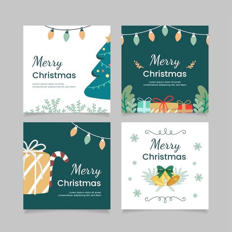 Natal, Christmas Instagram Post, Christmas Marketing, Merry Christmas Poster, Xmas Sticker, Ads Creative Advertising Ideas, Christmas Instagram, Seasons Greetings Card, Merry Christmas Card Greetings