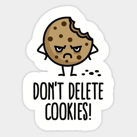 A ‘Cookie’ is a small piece of ‘data’ put on your computer by your webbrowser while you are ‘Surfing’ on the internet by websites to remember information. Don’t mis take them with eatable ‘Cookies’. -- Choose from our vast selection of stickers to match with your favorite design to make the perfect customized sticker/decal. Perfect to put on water bottles, laptops, hard hats, and car windows. Everything from favorite TV show stickers to funny stickers. For men, women, boys, and girls. Cookies Sticker, Cookies Website, One Tough Cookie, Cartoon Cookie, Tough Cookie, Santa Cookies, Food Stickers, Jar Labels, Cookie Designs