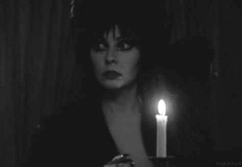 Elvira, Mistress of the Dark Elvira Gif, Cassandra Peterson, Elvira Mistress Of The Dark, Black Magic Woman, Retro Horror, Dark Romantic, Black Makeup, Lone Wolf, Gothic Art