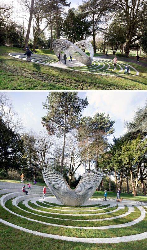 Sousse And Bardo Memorial Opens In Birmingham's Cannon Hill Park Landscape Architecture Park, Urban Landscape Design, Park Design, Park Landscape, Hill Park, Landscape Architecture Design, Landscaping Supplies, Landscape Plans, Memorial Garden