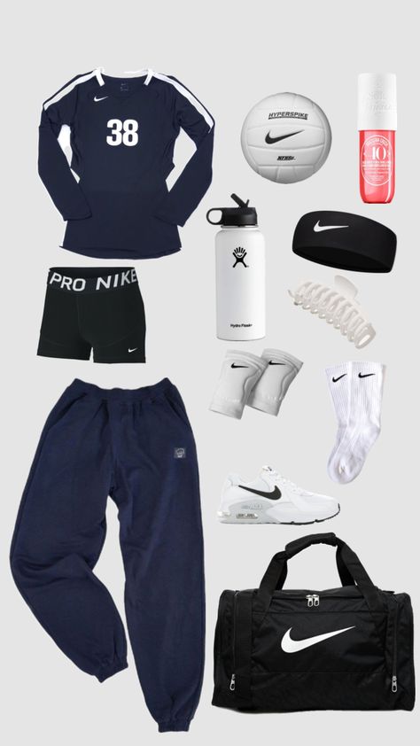 Volleyball Practice Outfits, Cute Volleyball Outfits, Vollyball Outfits, Volleyball Practice, Gymwear Outfits, Volleyball Inspiration, Volleyball Workouts, Cute Nike Outfits, Fitness Wear Outfits