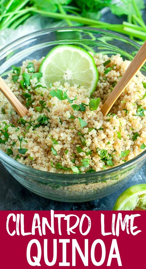 Cilantro Juice, Cilantro Lime Quinoa, Quinoa Recipes Easy, Quinoa Recipes Healthy, Cilantro Recipes, Lime Quinoa, Recipes Mexican, Vegan Mexican Recipes, Vegan Quinoa