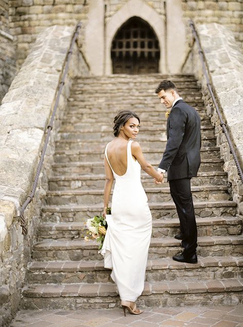 Plato, Castle Engagement Photoshoot, Castle Wedding Dress, Outdoor Wedding Photoshoot, Wedding Stairs, Groom Wedding Ideas, Wedding Castle, Castle Photo, Hudson Valley New York