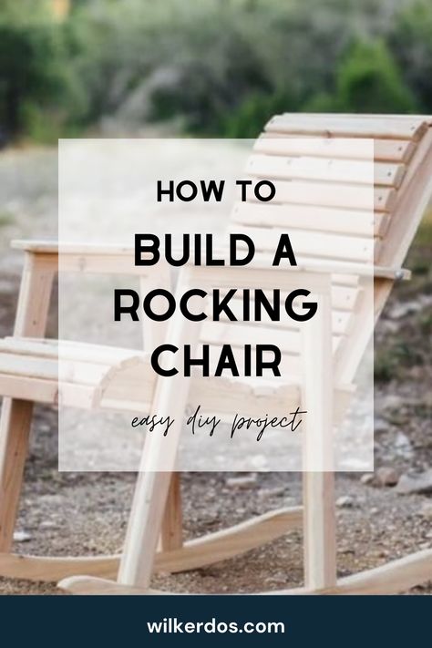 Homemade Rocking Chair, Ann White Diy Projects, Diy Rocking Chair Plans, Free Woodworking Plans, Toddler Rocking Chair Plans, Kids Rocking Chair Plans, Simple Rocking Chair, Kids Wooden Rocking Chair, Rocking Chair Plans Dutchcrafters Amish Furniture