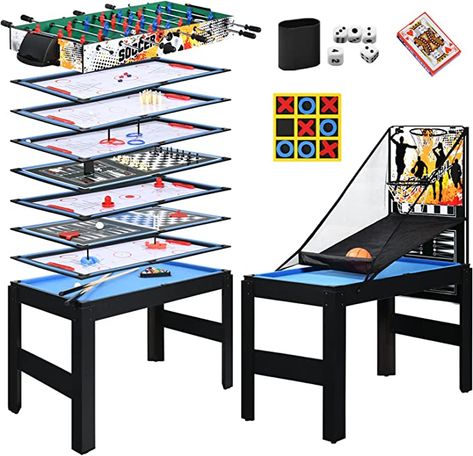 Multi Game Table, Home Game Room, Game Tables, Air Hockey, Foosball, Game Table, Rec Room, Pool Table, Table Tennis