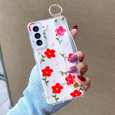 Heart Transparent, Smart Wallet, Flower Phone Case, Cute Heart, Phone Case For Samsung, Samsung Galaxy Cases, Samsung Phone Cases, Samsung Case, Phone Cases Samsung Galaxy