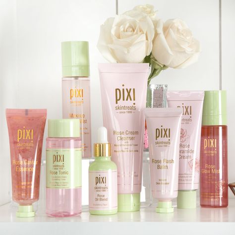 Pixi Skincare Routine, Pixie Skincare, Pixie Products, Makeup Boards, Pixi Cosmetics, Pixi Skincare, Girly Products, Skincare Board, Dream Skincare