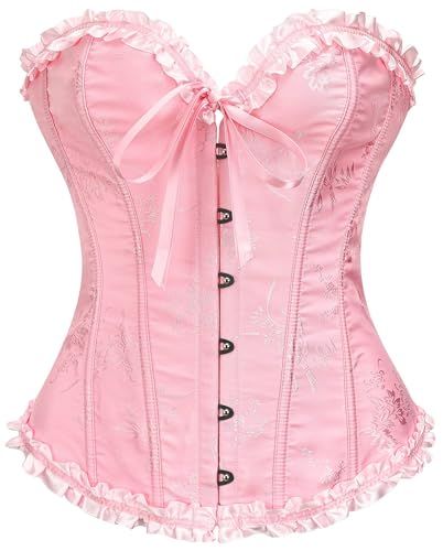 SZIVYSHI Corset Tops for Women, Bustier Shapewear Lingerie, Lace Waist Push Up Bodysuit Womens Corset Tops, Fashion Corset, Corset Bodysuit, Corset Shapewear, Waist Corset, Lace Corset Top, Corset Tops, Shapewear Tops, Pink Corset