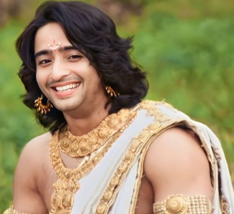 Shaheer Sheikh As Arjun, Rukmini Krishna, Lakshmi Narayan, Shaheer Sheikh, Pooja Sharma, The Mahabharata, Cute Smile, In My Room, Beautiful Barbie Dolls