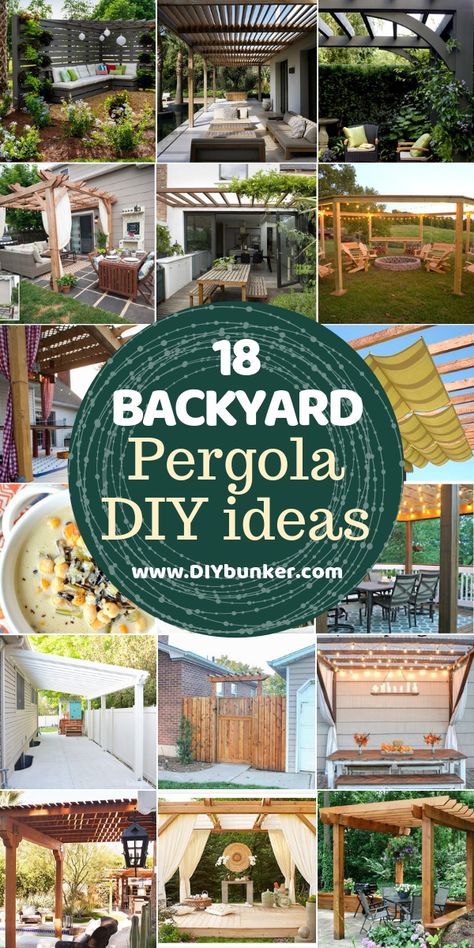 Backyard Pergola Ideas, Pergola Modern, Small Pergola, Pergola Diy, Pergola Ideas, Pergola Design, Wooden Pergola, Backyard Pergola, Pergola With Roof