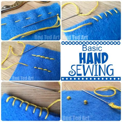 Sew Ins, Patchwork, Couture, Hand Stitches, Hand Sewing Projects, Beginner Sewing Projects Easy, Sewing Stitches, Leftover Fabric, Love Sewing