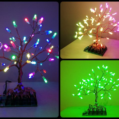 Led Crafts, Arduino Projects Diy, Diy Science Experiments, Led Matrix, Diy Tech, Led Projects, Led Tree, Pinterest Diy Crafts, Noel Diy