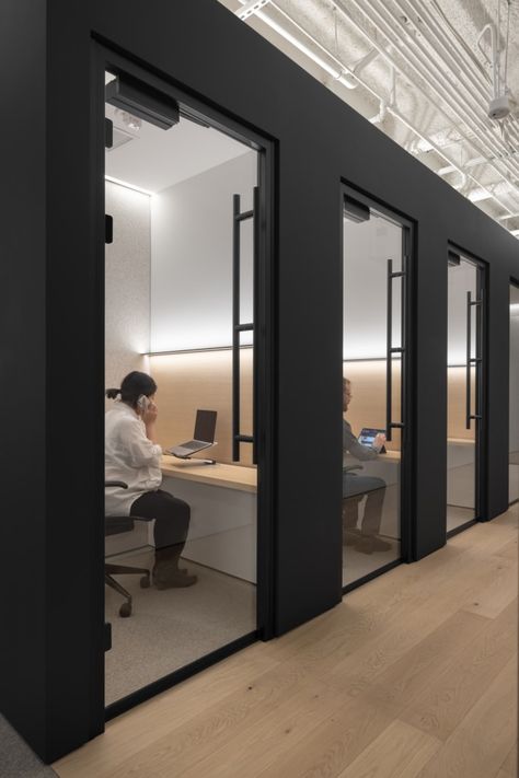 Collab Spaces Office Designs, Work Pod, Staff Lounge, All The Right Moves, San Francisco Interiors, Millwork Details, Office Pods, Office Space Design, Office Photo