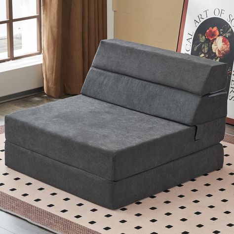 Buy  jela Sofa Bed Foldable Mattress Luxury Miss Fabric, Folding Sleeper Sofa Chair Bed Floor Mattress Floor Couch, Fold Out Couch Futon Mattress for Guest Room, Living Room (83"x33",Dark Gray) : Home & Kitchen
#sofalivingroom #greysofalivingroom #darkgreysofalivingroom #sofalivingroomideas Couch Futon, Mattress Floor, Fold Out Couch, Bed Foldable, Sofa Bed Size, Floor Mattress, Fabric Folding, Floor Couch, Living Room Furniture Styles