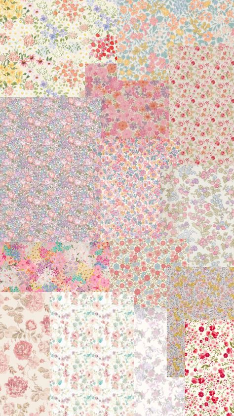 :) Floral Collage Wallpaper, Ig Background, Floral Quilt Patterns, Patchwork Background, Summer Prints Wallpaper, Patchwork Wallpaper, Widget Pictures, Floral Backgrounds, Blue Flower Wallpaper