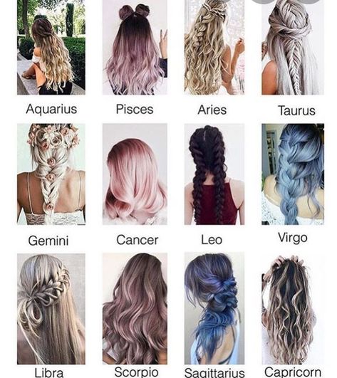 Zodiac Hairstyles, Hairstyles Zodiac Signs, Zodiac Signs Outfits Style Inspiration, Zodiac Signs Animals, Zodiac Signs Pictures, Zodiac Sign Fashion, Zodiac Signs Chart, Beautiful Braided Hair, Zodiac Signs Taurus