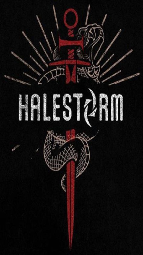 Halestorm Album Covers, Halestorm Aesthetic, Halestorm Wallpapers, Halestorm Poster, Halestorm Tattoo, Punk Band Logos, Record Pictures, Culture Collage, Random Posters