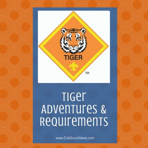 Find out about the Cub Scout Tiger adventure, . Check out the ideas and activities to fulfill the requirements. #CubScouts #CubScout #Scouting #Tiger #Tigers #TigerCubScouts Tiger Cub Scouts Activities, Lion Scouts, Boy Scout Activities, Boy Scout Badges, Cub Scouts Wolf, Tiger Scouts, Cub Scouts Tiger, Cub Scout Crafts, Wolf Scouts