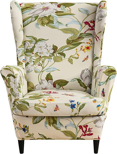 Wingback Rocking Chair, Wingback Chair Slipcovers, Floral Armchair, Wingback Chair Covers, Washable Sofa Covers, Chair Covers Slipcover, Floral Sofa, Wingback Chairs, Wingback Armchair