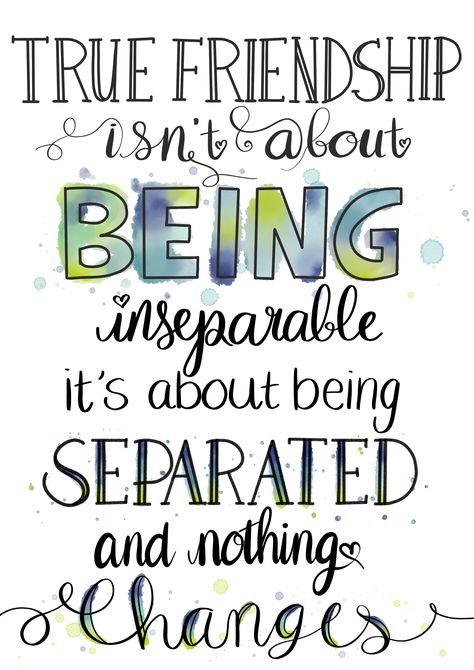 true friendship isn’t about being inseparable it’s about being separated and nothing changes. Friendship quotes, friendship distance quote, friendship printable, printable quote, free printable Snoopy, Friendship Separation Quotes, Best Friend Card Messages Friendship Quotes, My Bestie Quotes Friendship, Appreciate Friendship Quotes, Friendship Distance Quotes, Unique Friendship Quotes, Printable Friendship Quotes, Time With Friends Quotes