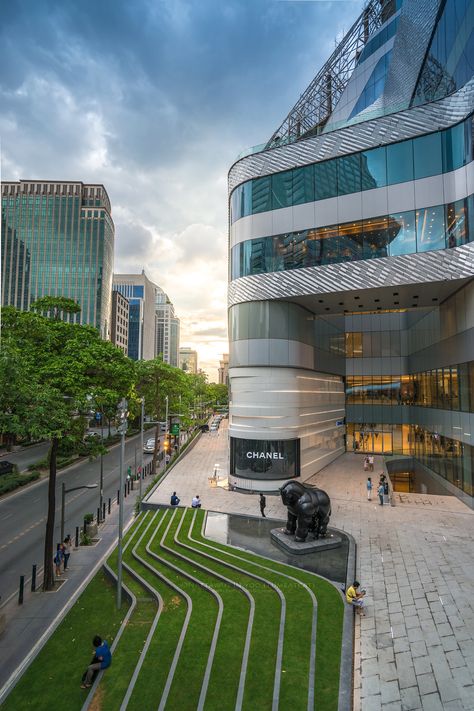 Shopping mall in Thailand | Page 9 | SkyscraperCity Shopping Centre Architecture, Mall Landscape Design, Shopping Mall Landscape, Mall Landscape, Hotel Landscape, Shopping Mall Design, Mall Facade, Shopping Mall Architecture, Public Space Design