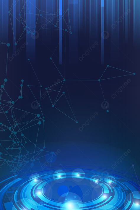 Blue Poster Background, Dark Blue Poster, Human Computer Interaction, Future Poster, Human Computer, Vr Glasses, New Years Poster, New Years Background, Blue Poster