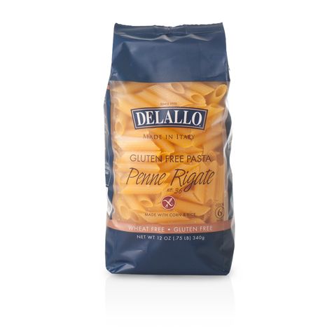 DeLallo Gluten-Free Pasta Corn & Rice Penne Rigate  12oz. Cheesy Pasta Bake, Corn Rice, Whole Grain Rice, Free Lunch, Gluten Free Lunch, Wheat Pasta, Cheesy Pasta, Gluten Intolerance, Gluten Free Pasta