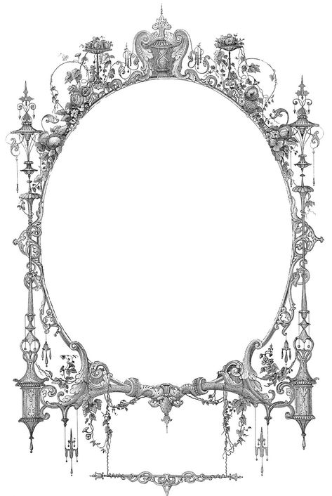 23 Frame Clipart - Fancy and Ornate - The Graphics Fairy Frame Texture, Fancy Frames, Fancy Frame, Frame Image, Victorian Frame, Vintage Clipart, Halloween Frames, Vintage Borders, Photo Art Frame