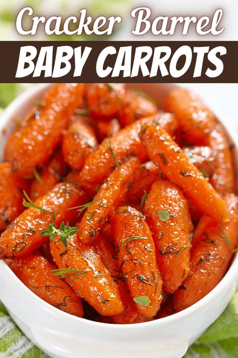 Crockpot Cracker Barrel Carrots 12 Tomatoes, Easy Carrots Recipe, Thanksgiving Recipes Side Dishes Carrots, Vegi Side Dish, Essen, Easy Sweet Carrots, Thanksgiving Side Dishes Carrots, Side Dish Carrot Recipes, Cooked Carrot Recipes Side Dishes