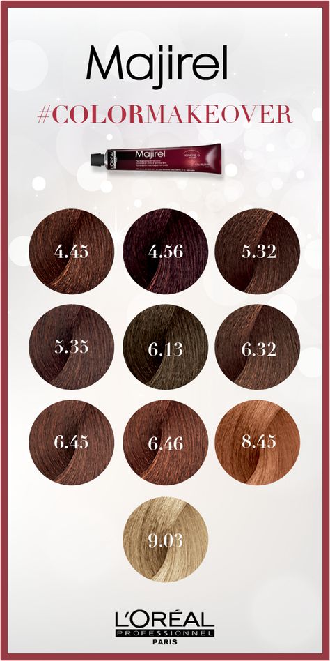 French Brown Hair, Loreal Hair Color Brown, Inoa Loreal Color Chart, Wella Hair Color Chart Red, Professional Hair Color Chart, Wella Koleston Color Chart, Hair Color Makeover, Loreal Hair Color Chart, Goldwell Color Chart Brown