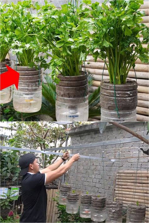 32 Best recycled plastic bottle ideas to reuse & make garden planters, self watering systems, upcycled crafts, DIY home decorations, etc! - A Piece of Rainbow, gardening, outdoor, summer, hanging planter, irrigation, sprinkler, kids activity, bird house Hanging Plastic Bottle Planter, Reuse Garden Ideas, Plastic Jug Planters Diy, Milk Jug Planter Ideas, Water Bottle Planter Diy, 5 Gallon Water Jug Ideas Diy Garden, Recycled Bottle Planters, Recycled Planters Upcycling, Plastic Bottle Hanging Planter