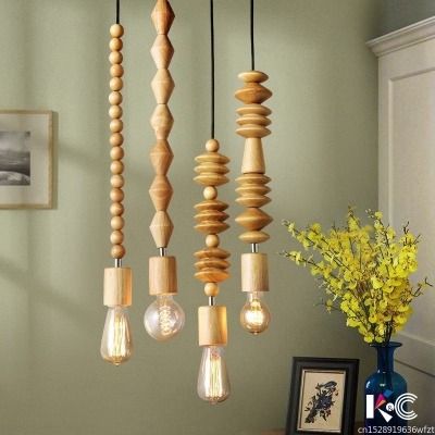 Pendant Lights Wood Bead Chandelier, Beaded Chandelier, Ceiling Canopy, Hanging Light Fixtures, Salou, Hanging Pendant, Hanging Pendant Lights, Hanging Pendants, Light Oak