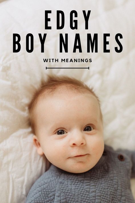 Are you looking for the best edgy boy names with meanings! Then this *ultimate* list of cool boy names is sure to inspire you! From badass names to rocker names this list of edgy name ideas is full of cool, unique, and strong boy names! Badass Boy Names List, Baby Boy K Names, R Names For Boys, Bad Boy Names, Strong Biblical Boy Names, K Boy Names, Boy Names Aesthetic, Boy Names Ideas, Hipster Boy Names