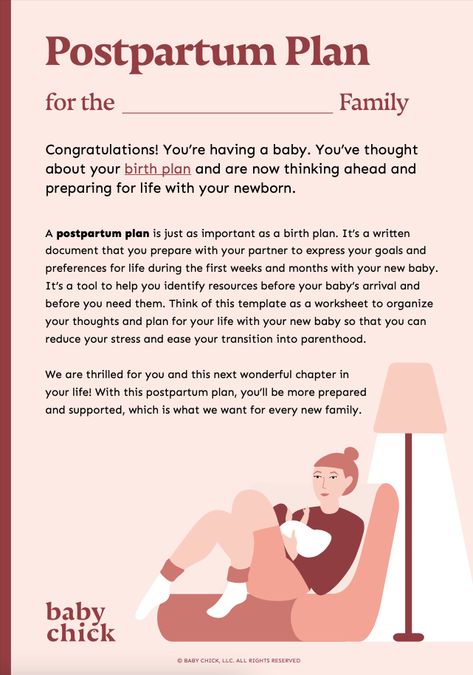 How to Make a Postpartum Plan (Plus a Free Template!) - Baby Chick Doula Quotes, Power Pumping, Student Midwife, Postpartum Health, Postpartum Support, Birth Plan, Baby Chick, Postpartum Care, Milk Supply